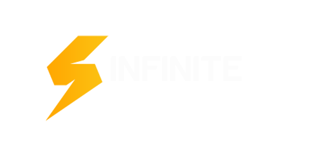 White Infinite Batteries Logo