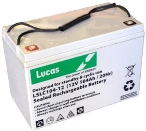 12V 104AH AGM CYCLIC BATTERY HSLC104-12