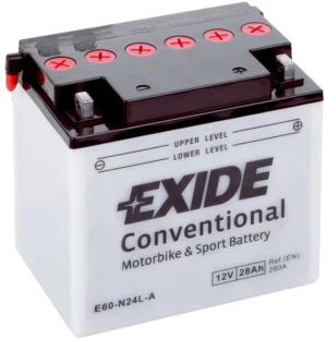 EXIDE 12V Motorcycle Battery - E60-N24L-A