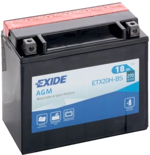 EXIDE MF Motorcycle Battery - ETX20H-BS