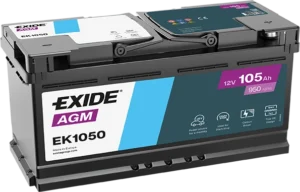 EXIDE Micro-Hybrid - AGM Battery - EK1050