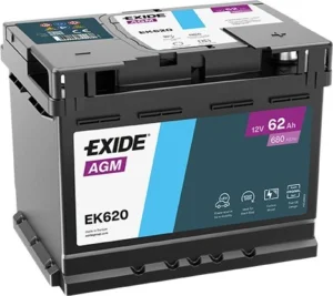 EXIDE Micro-Hybrid - AGM Battery - EK620