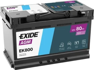 EXIDE Micro-Hybrid - AGM Battery - EK800