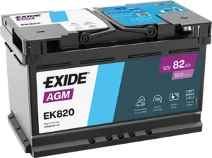 EXIDE Micro-Hybrid - AGM Battery - EK820