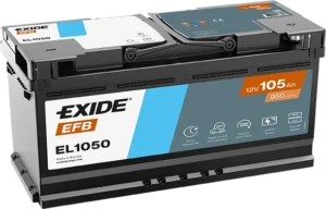 EXIDE Micro-Hybrid - EFB Battery - EL1050