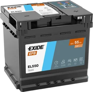 EXIDE Micro-Hybrid - EFB Battery - EL550
