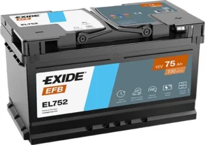 EXIDE Micro-Hybrid - EFB Battery - EL752