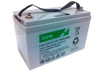 LUCAS 12V 125AH AGM CYCLIC BATTERY LSLC125-12