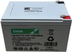 LUCAS 12V 12AH AGM STANDBY BATTERY LSLA12-12