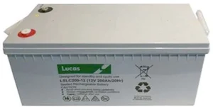 LUCAS 12V 200AH AGM CYCLIC BATTERY LSLC200-12