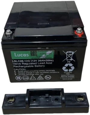 LUCAS 12V 26AH AGM CYCLIC GOLF BATTERY LSLC26-12G