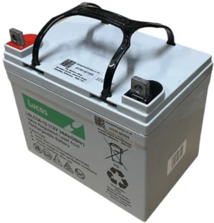 LUCAS 12V 34AH AGM CYCLIC BATTERY LSLC34-12