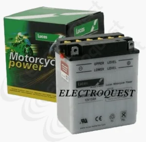 LUCAS 12V SEALED MOTORCYCLE BATTERY LTS12ALA2