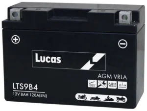 LUCAS 12V SEALED MOTORCYCLE BATTERY LTS9B4