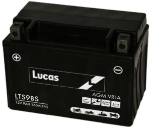 LUCAS 12V SEALED MOTORCYCLE BATTERY LTS9BS