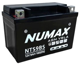 NUMAX 12V SEALED MOTORCYCLE BATTERY NTS9BS