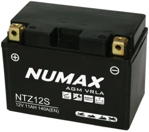 NUMAX 12V SEALED MOTORCYCLE BATTERY NTZ12S