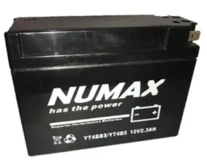 NUMAX 12V SEALED MOTORCYCLE BATTERY YT4BBS