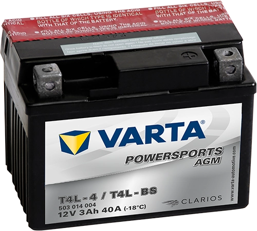 Powersports AGM (12V Unfiled - with acid bottle) 503014004