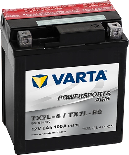 Powersports AGM (12V Unfiled - with acid bottle) 506014010