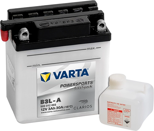 Powersports Freshpack SLI (12V Unfilled - with acid bottle) 503012003