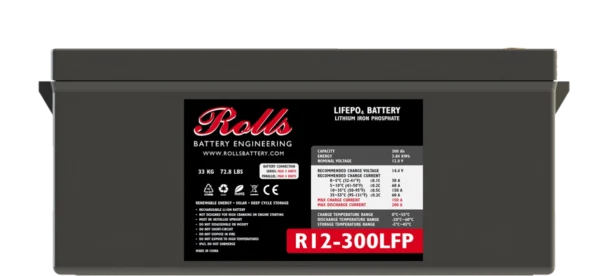 Rolo Rts General Battery Rolls R12-300LFP - Infinite Batteries